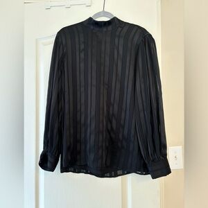 Ann Taylor Black Blouse